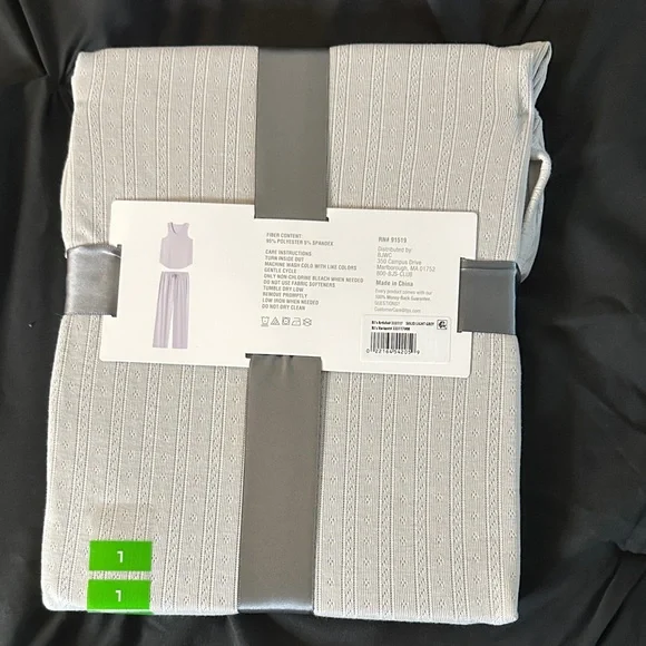 Berkley Jensen Gray Pajama Set for Women - Picture 2 of 2